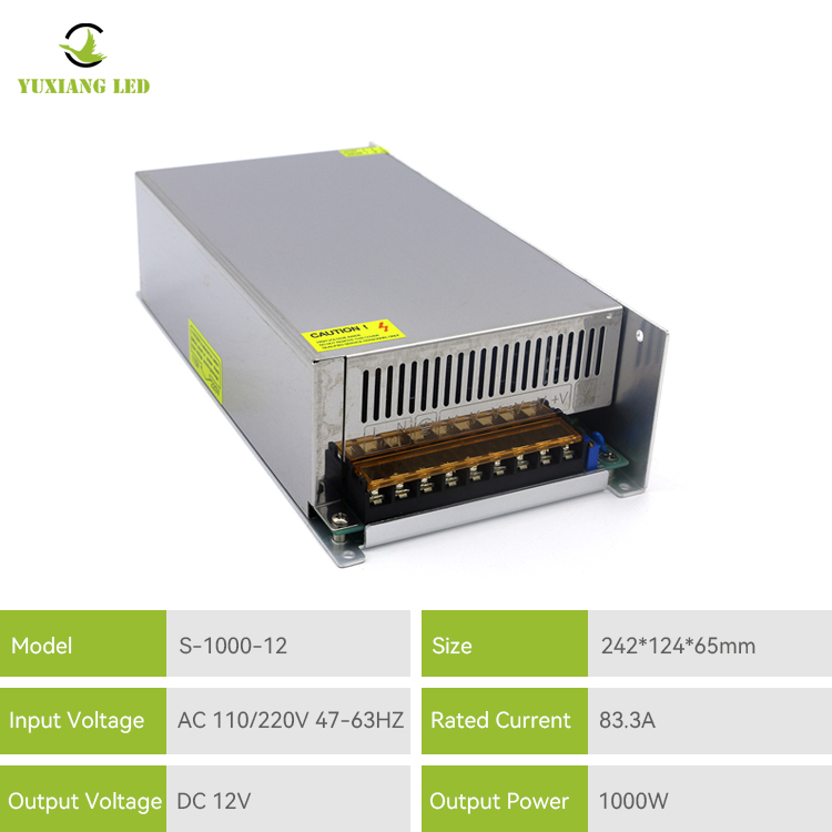 12v 1000w schakelende voeding