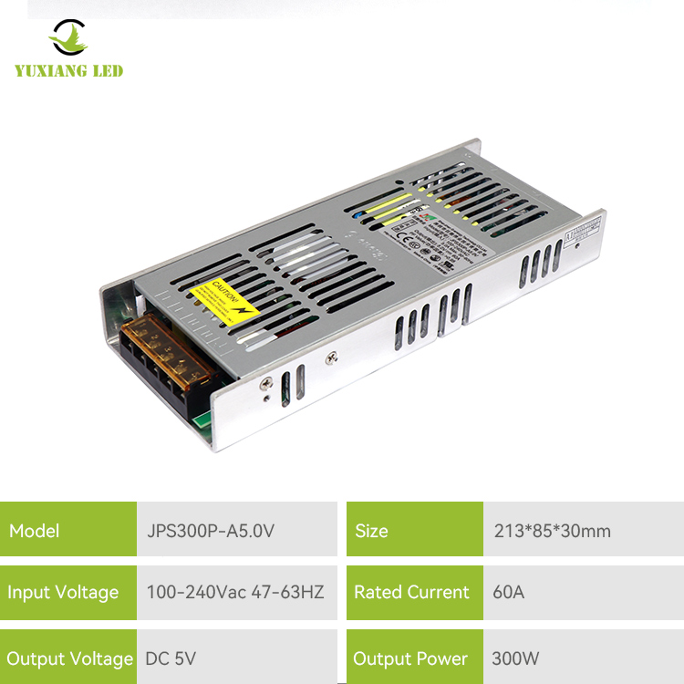 5V 60A 300W led-schermvoeding JPS300P-A5.0V