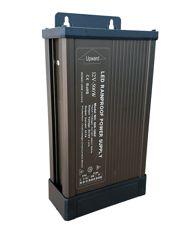 Guangzhou yuxiang hoogwaardige regenbestendige voeding 12V500W