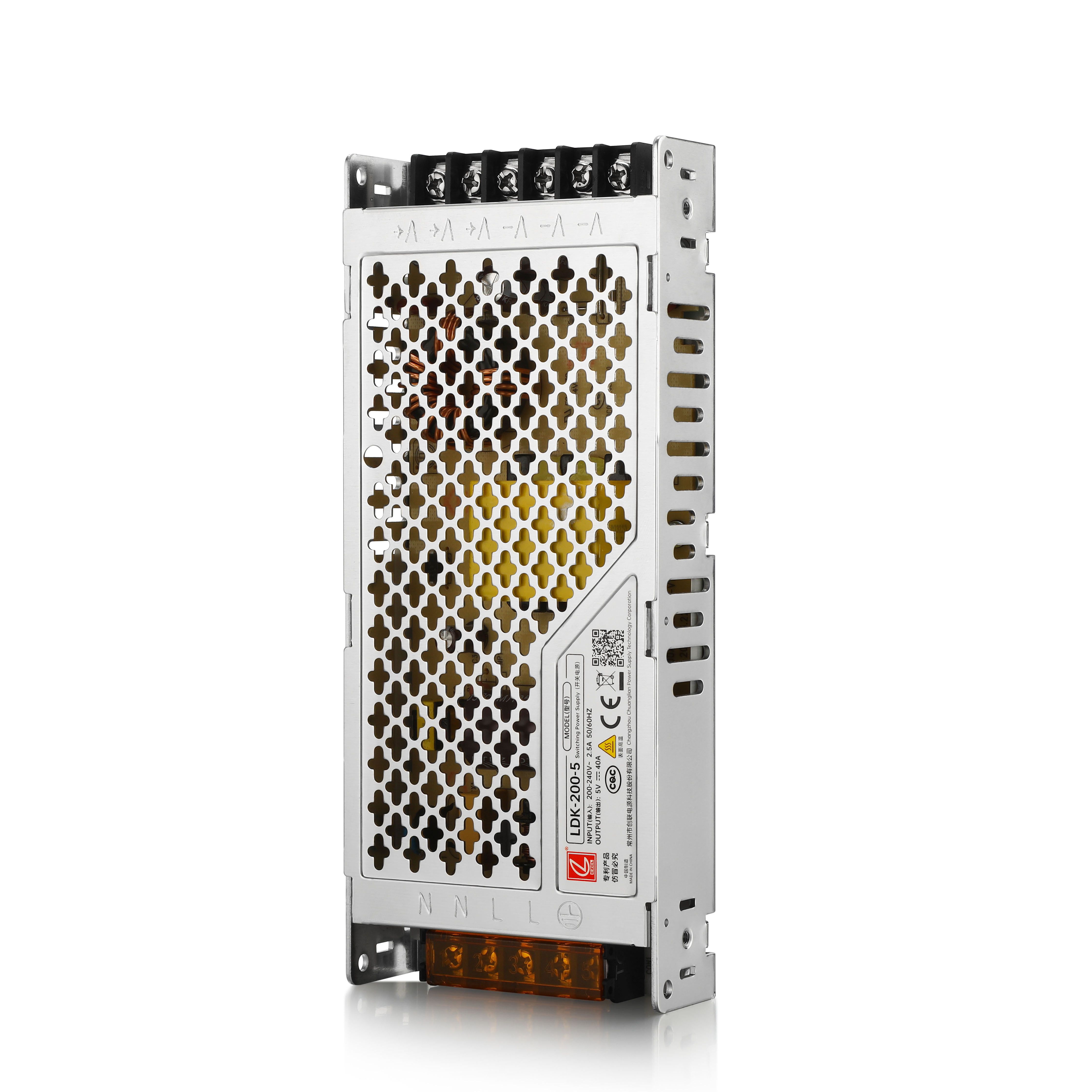 LDK200 ultradunne PFC LED-displayvoeding