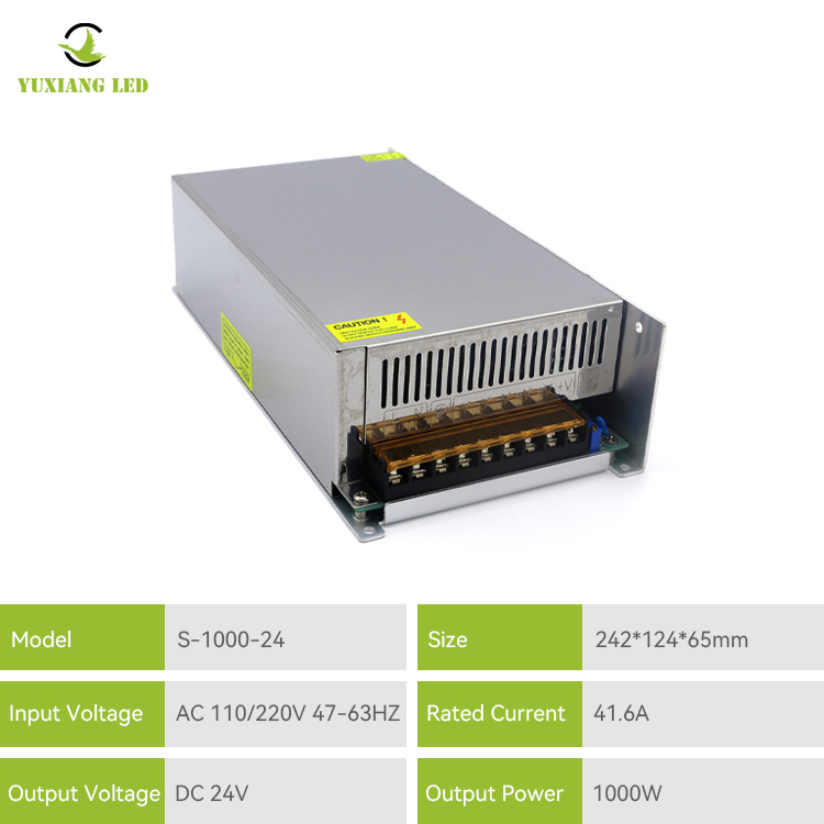 24v 1000W hoogvermogen schakelende voeding