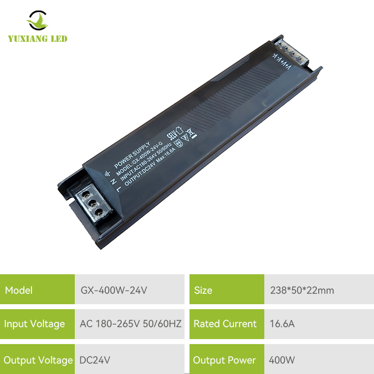 24V400W Constante spanning Semi-gevulde LED-lineaire schakelvoedingsvoeding