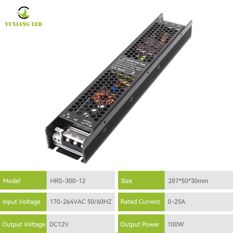 Dimbare LED-voeding 12V 300W TRIAC 0-10V