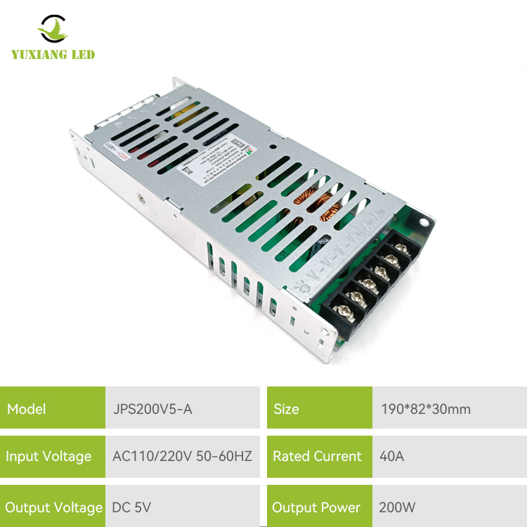 JPS200V5-A 5v 40a led-schermvoeding